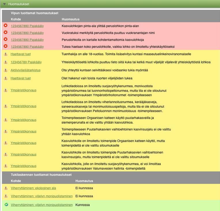 Vipuneuvoja Mavin nettisivuilla ohjelinkki Vipuneuvojan tarkisteisiin.