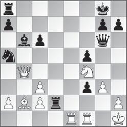 Kenties Seeman ei huomauta asiasta, sillä linnoitus ei ole ainoastaan laiton vaan myös huono siirto! Jatkossa 25. g3!? b4 26. xa8 xa8 27. g2 valkea roikkuisi vielä pelissä mukana. 25... b4 26. b1 h8 27.