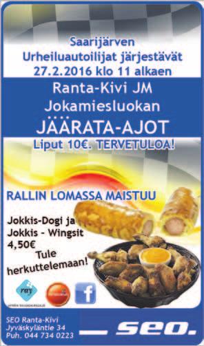 Jäärata-ajot onnistuivat Saarijärvellä Vasemmalla on jäärata-ajon tärkeä työväline, urheiluautoilijoiden