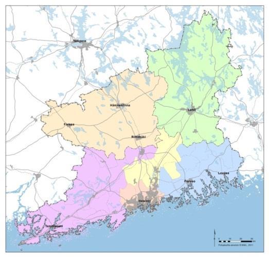 Matkailuinnovaatiot Tavoite Etelä-Suomen kolmen maakunnan (Häme, Päijät-Häme, Uusimaa) matkailuprofiilin tekeminen Teemoittaisten verkostojen synnyttäminen