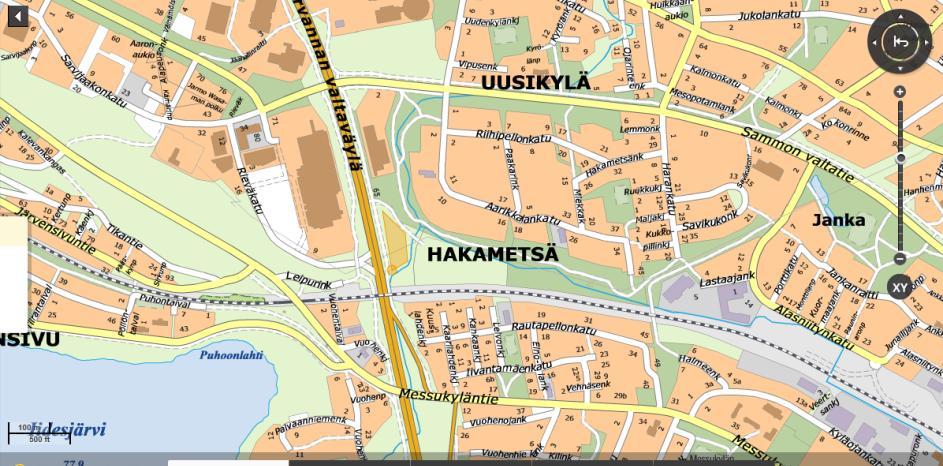 Hakametsä, lumenkaatopaikka Varastoalue n.