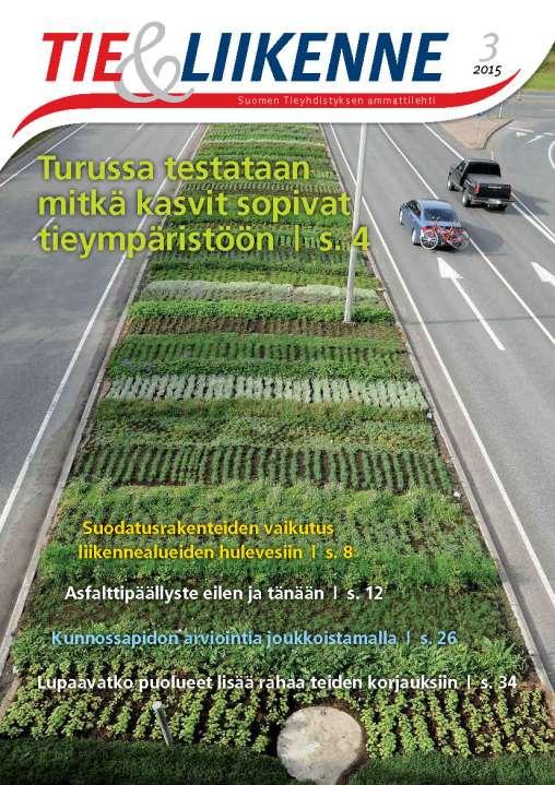 Tie & Liikenne lehti 3/2015, sivut 4-7: Monimuotoista ja