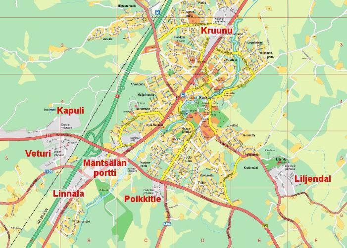 2 2. LÄHTÖKOHDAT 2.1 Suunnittelualueen yleiskuvaus Suunnittelualue sijaitsee Mäntsälän keskustan länsipuolella.