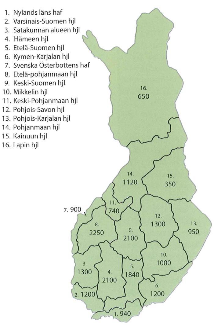 12(79) Kuvio 2. Suomenhevosten lukumäärät maantieteellisesti jakaantuneena (Saastamoinen 2007, 90). 2.2 Puhtaan suomenhevosen jalostushistoria 1800-luvun suomalaisessa maatalousyhteiskunnassa hevosta pidettiin tärkeimpänä kotieläimenä.