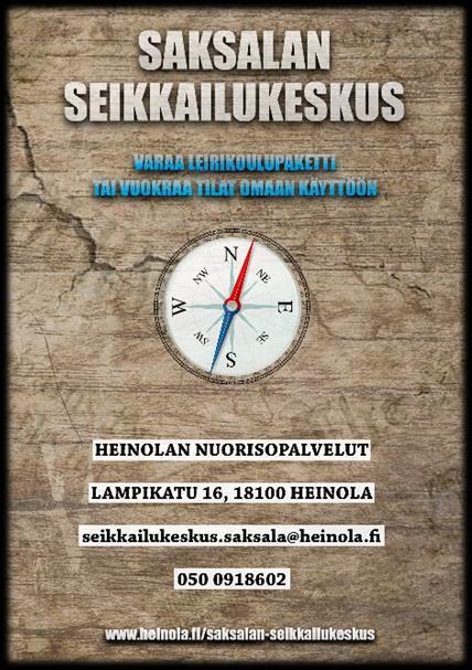7. Saksalan Seikkailukeskus Saksalan seikkailukeskus on Heinolan