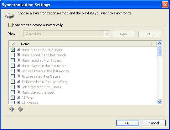Automaattisen synkronoinnin asetus 1 Käynnistä Windows Media Player (Windows Media Player).