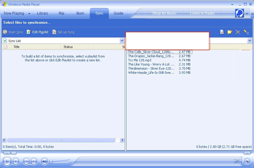 Lisää kuvia Windows Media Player -kirjastoon 1 Käynnistä Windows Media Player (Windows Media Player). 2 Valitse Library (Kirjasto) -välilehti nähdäksesi mediakirjaston.