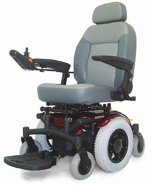 S ähköpyörätuolit 888HD Ulko- sekä sisäliikkumiseen suunniteltu erittäin tukeva sähköpyörätuoli.