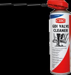 CLEANERS - HEAVY DUTY CRC GDI VALVE CLEANER Liuottaa kiinnipalaneen karstan ja palauttaa menetetyn tehon bensiinin suoraruiskutusmoottoreille suunniteltu