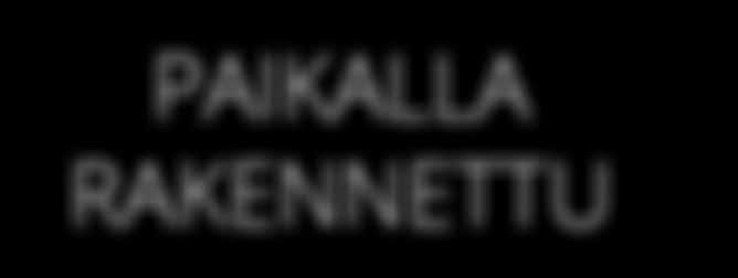 ALOHJA JA VÄLIPOHJA Alapohja on rakennesuunnitelmien mukaisin lämmöneristyksin varustettu maanvarainen betonilaatta.