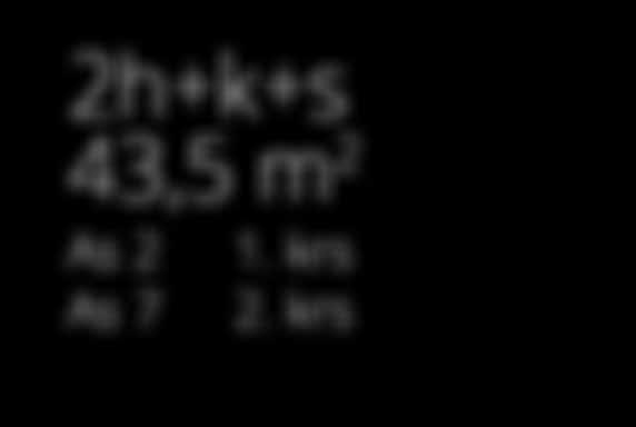 2h+k+s 43,5 m 2 As 2 As 7 1. krs 2.