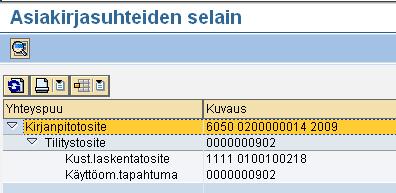 Taloushallinnon tositteet: linkki muihin