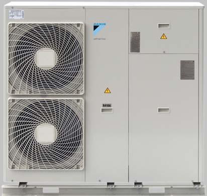 TEKNISESTI 2 - DAIKIN ALTHERMA MONOBLOC > Kaikki vedenkiertojärjestelmän ovat ulkoyksikössä > H 2 O-putkisto ulkoyksikön ja lämmönjakojärjestelmien välillä 3 4 2 1. Erittäin tehokas kompressori 2.