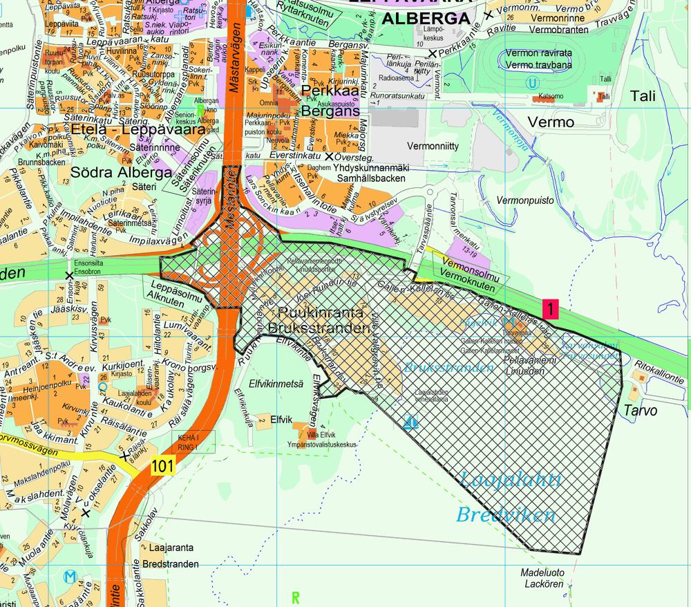 1 (28) Asianumero 2993/10.02.03/2016 Aluenumero 250100 Ruukinranta-Tarvaspää Asemakaava 17. kaupunginosa, Laajalahti 51.
