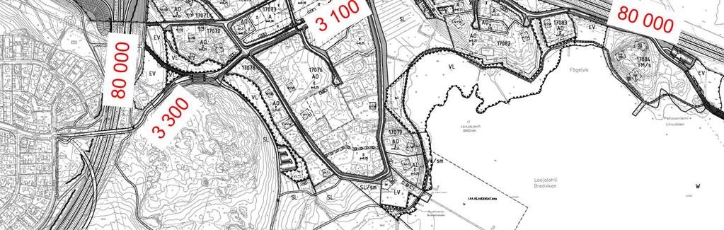 Helsingistä suunnitellun laatureitin Leppävaaraan ja Kehä I:n laatureitteihin. Kuva. Pyöräilyn tavoiteverkko vuodelle 2035.