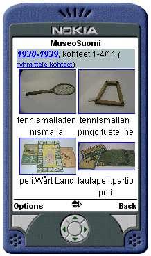 MuseumFinland Mobile Version WAP 2.