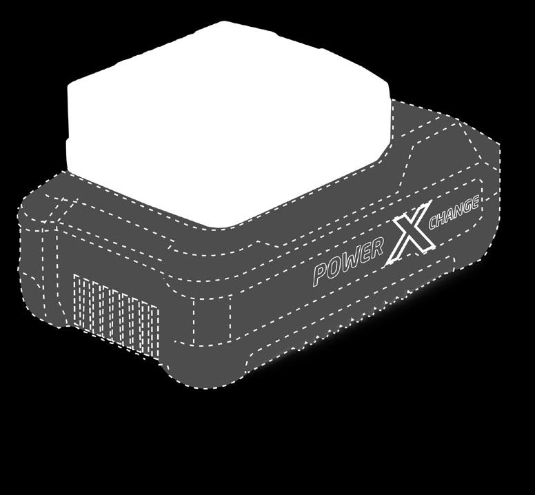 Akkujännite/kapasiteetti 18 V / - USB-portit 2 USB-portin 1 lähtövirta 1,0 A USB-portin 2 lähtövirta 2,1 A Tuotteen paino 0,1 kg