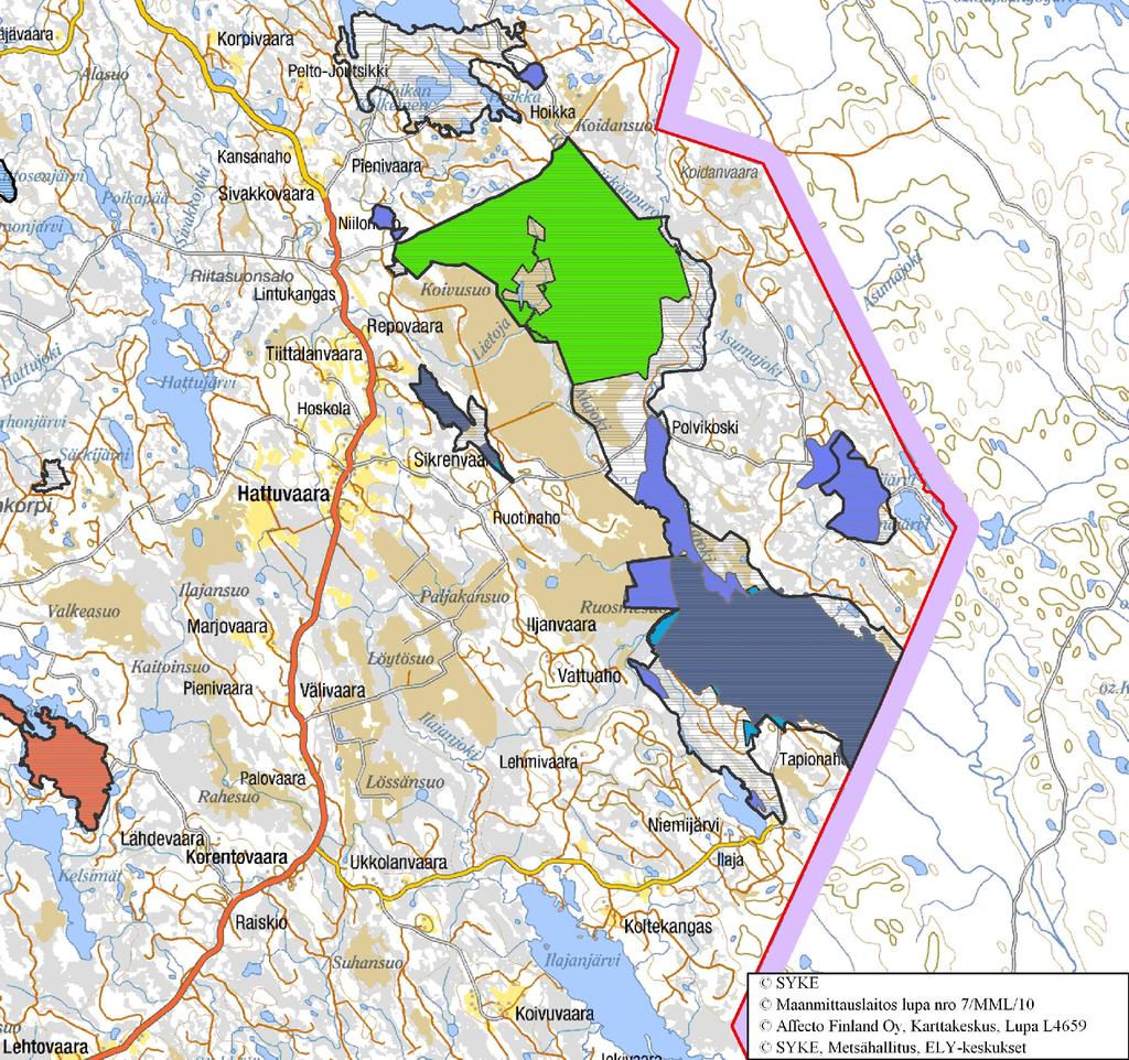 Koivusuon luonnonpuisto LPU070006 Koitajoen alue