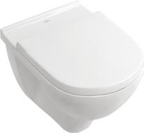WC-ISTUIN SEINÄASENNUS VILLEROY & BOCH Valmistettu hygieenisestä, kestävästä ja sintratusta saniteettiposliinista. Posliinin väri (Alpin White) on sama kuin Gustavsbergin WC-istuimissa.