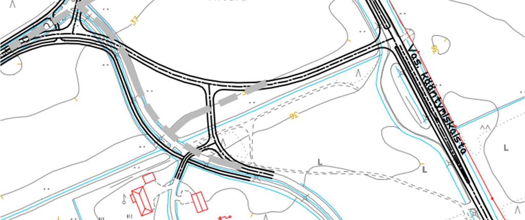 Toinen vaihe, jossa porrastusväliä lyhennetään, jää pois ja viimeisessä vaiheessa varaudutaan rakentamaan täyskorkea alikulku