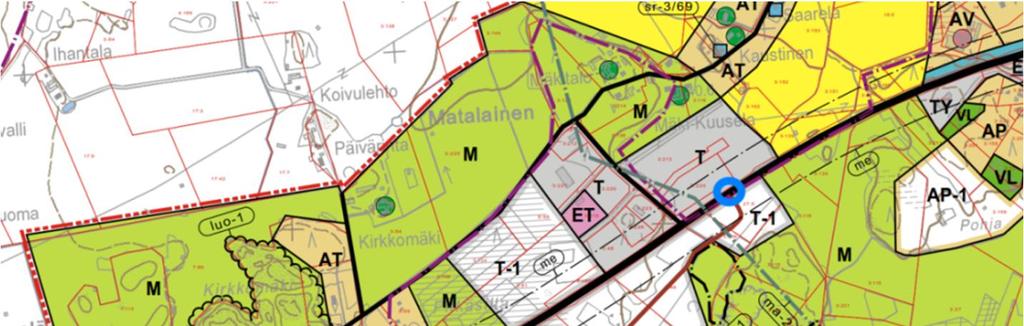 2 Teollisuusalueen liittymä Maantiellä 725 tutkittiin uuden teollisuusalueen liittymän