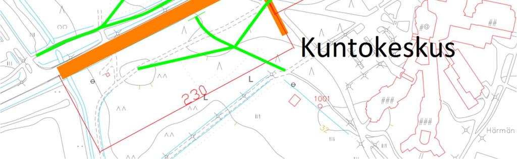 alikululle. Alikulku tulee tässä tapauksessa sijoittaa liittymän vasemmalle puolelle.