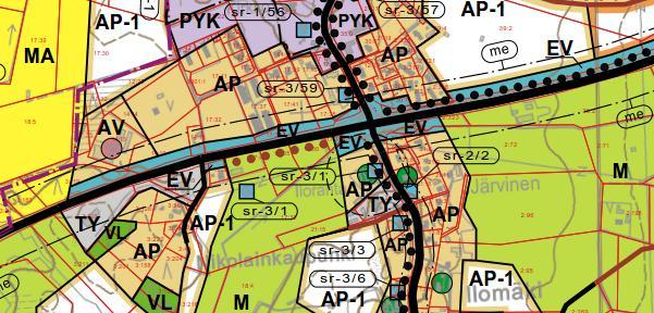 puolesta olisi mahdollista. Mt:n 725 liittymät vt:ltä 19 Vöyrille päin, n. 5 km pituudelta 10.