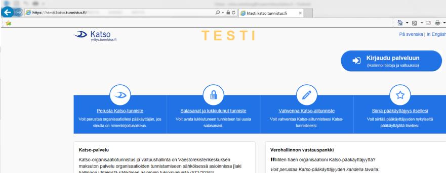 Yleistä Katso-tunnistus on Verohallinnon tarjoama, yrityksiä ja yhdistyksiä varten luotu tapa tunnistautua viranomaisten sähköisiin palveluihin. Katso-tunniste on maksuton.