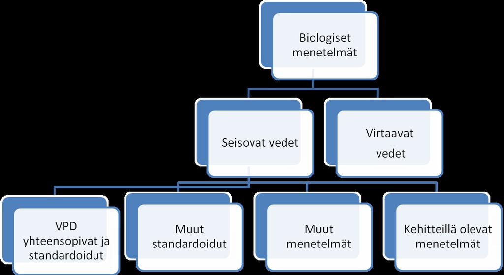 muu standardoitu menetelmä muu valmis menetelmä kehitteillä oleva menetelmä muita mahdollisia huomioon otettavia seikkoja Lähestymistapaa kuvaava menetelmien jaottelu on esitetty kuvassa 1.