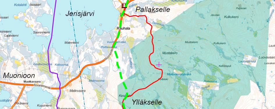 Vaellusreitti Pallas Ylläs, 69 km Vaellusreitti Pallastuntureilta Ylläkselle on linjattu ensimmäisen kerran 1950-luvulla. Reitti on ollut vähällä käytöllä.