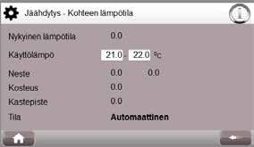 100% maalämpö suomesta KÄYTTÄJÄN OPAS huonelämpötilaan. Ilman asennettua huoneanturia järjestelmä jäähdyttää aina maksimiteholla.