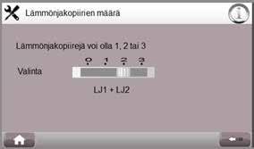 asentoventtiilin kytkentäpaikkaa. Tehdasasetuksena lämpötila-anturi kytketään analogiatuloon B8 ja asentoventtiili analogialähtöön Y4.