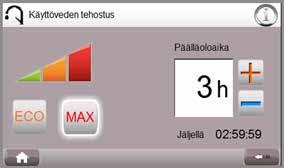 Huonelämpötilan muutos huonelämpötilan mittauksella (lisävaruste) Lisävarusteena laitteistoon voi hankkia huonelämpötilamittaus-toiminnon.