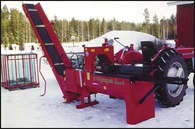 19 Japa 2000 ja 2100-pilkekoneet Japan 2000 mallisarjassa katkaisu tapahtuu teräketjulla.