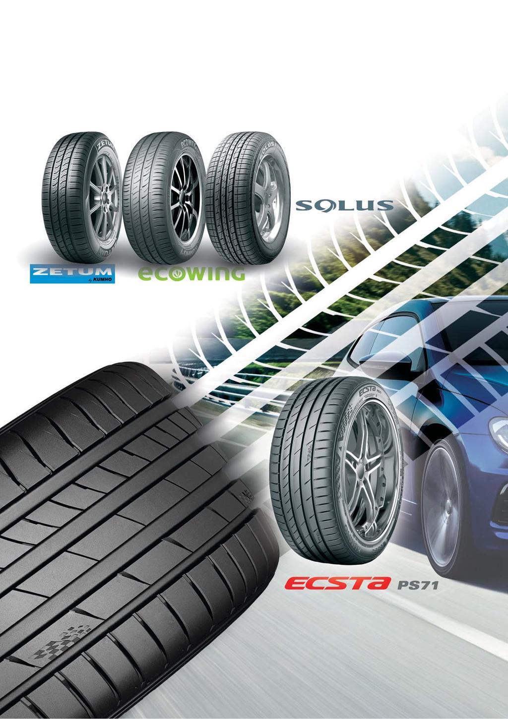 www.kumho.fi KL21 KR26 KH27 PS71 UUTUUS! PS71 on on uusi, moderni malli. Erinomainen märällä ja kuivalla alustalla.