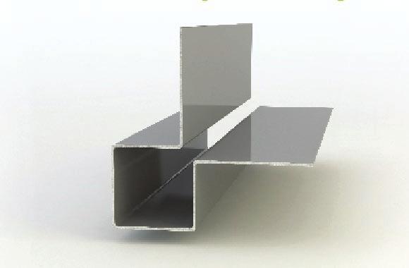 6 Cembrit-profiilit Materiaali: Alumiini