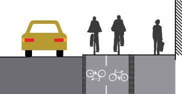 Suurilla käyttäjämäärillä pyöräily ja jalankulku on eroteltava toisistaan turvallisuuden, sujuvuuden, palvelutason paranemisen sekä pyöräilijöiden ja jalankulkijoiden välisten konfliktien