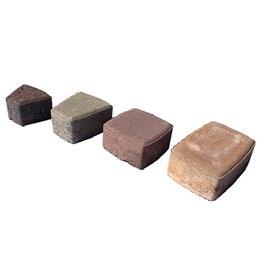 Hinnasto alv 24% 8 Betoniset pihakivet Perinnekivi-sarjaan kuuluu kahden erikokoisen kiven lisäksi kaarrekivet, jotka mahdollistavat ympyräladonnan esimerkiksi aukioille tai kaivonrenkaiden
