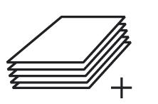 Kuvake Paperilaskurin kuvake Paperin lisäyksen kuvake Kuvaus Paperilaskurin kuvake ilmaisee tulostustyön tulostamiseen tarvittavan sivumäärän.