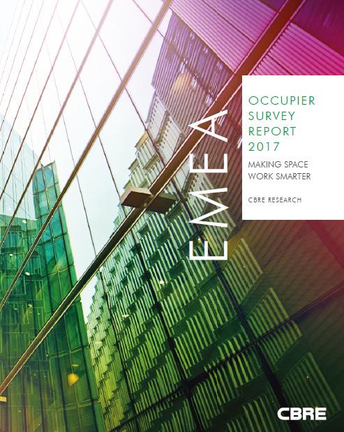 FINLAND OCCUPIER SURVEY Tämä raportti pohjautuu CBRE:n vuosittaiseen käyttäjäyrityksille suunnattuun Euroopan, Lähi-Idän ja Afrikan laajuiseen kyselyyn, Occupier Survey 2017.