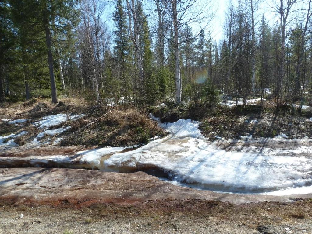 Taulukossa 421_2 on esitetty erikoiskuivatuskohteiden jakaantuminen eri kuivatusluokkiin tieosalla 10.