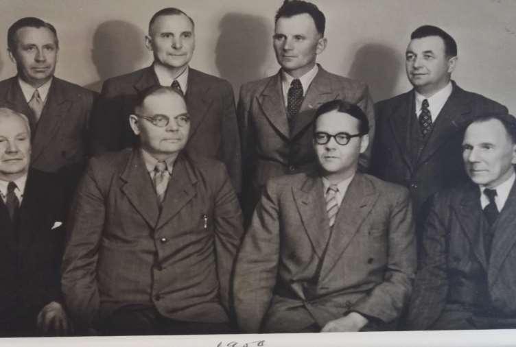 Turun konttorin piirineuvosto vuonna 1950.