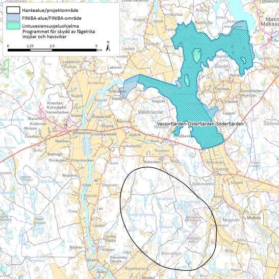 ka on suojeltu lähes kokonaan lintuvesiensuojeluohjelmassa sekä Natura 2000 - alueena.