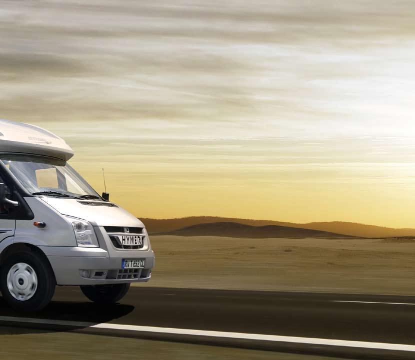 Hymer Tramp CL Kohti aurinkoa. Aisti päivän erilaisuus maailman eri kolkissa. Hymer CLmallien design kuvastaa dynaamisuutta ja intohimoa.