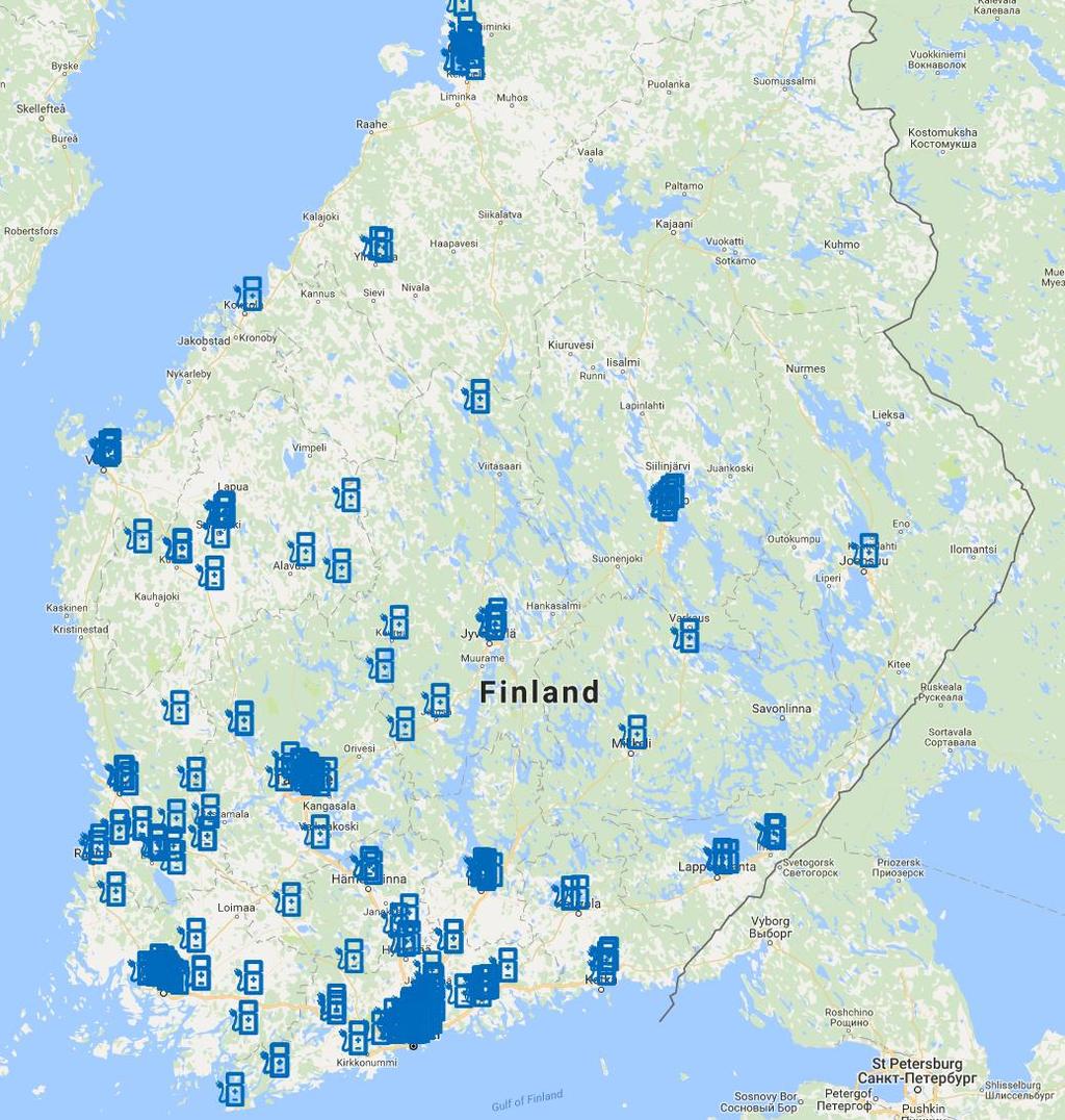 Latauspisteverkostossa paljon kehitettävää Puutteita vielä erityisesti Itä- ja Pohjois-