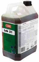 Kemikaalit Leikkuuneste LUB 21 LUB 21 on synteettinen leikkuuneste kaikkien metalliosien (mm. teräs, kupari, alumiini ja ruostumaton teräs) leikkaamiseen ja muuhun työstöön.