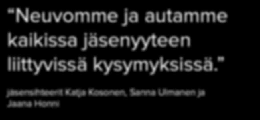 0800 135 380 Lakimiesneuvonta, yksityinen sektori p. 0800 135 350 Palvelunumeromme (0800-alkuiset) ovat maksuttomia. Voit ottaa yhteyttä myös nettilomakkeella (www.akavanerityisalat.fi/yhteydenotto).