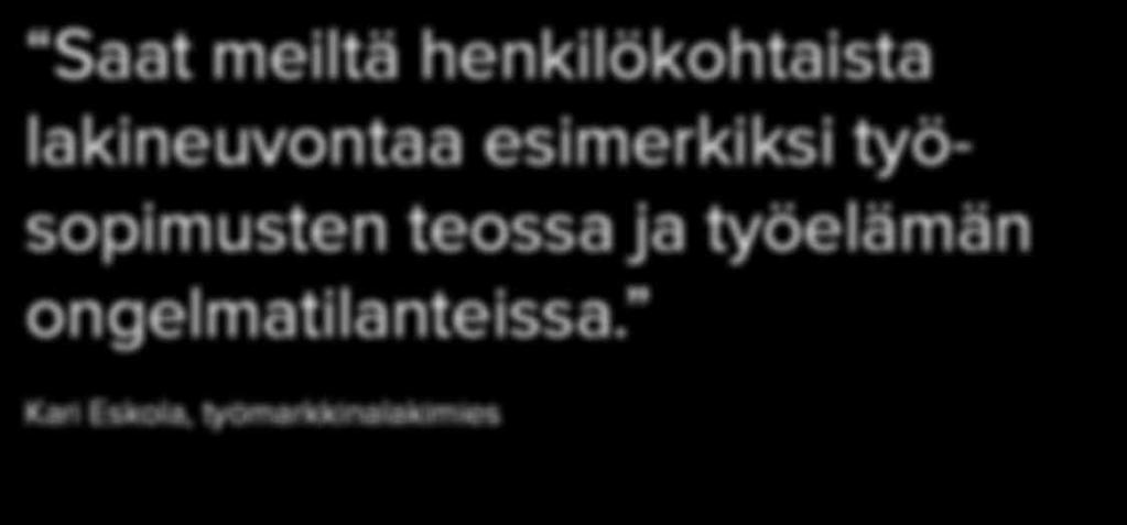 Palkkaneuvonnasta on hyötyä esimerkiksi palkankorotusneuvotteluihin valmistauduttaessa. Asiantuntijamme antavat oman uran suunnitteluun, työnhakuun ja työssä kehittymisen liittyvää urapalvelua.