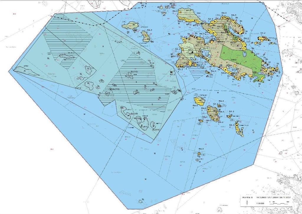 Kuva 79. Ote Luvian rantaosayleiskaavakartasta (kartta 6).