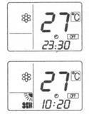Jäähdytystoiminto Kun asetuslämpötilan PUHALLINja huonelämpötilan ero: NOPEUS Jäähdytys ja 2 ºC tai sen yli Suuri kosteudenpoisto 2-1 ºC Keski alle 1 ºC Pieni Lämmitys 2 ºC tai sen yli Suuri Alle 2